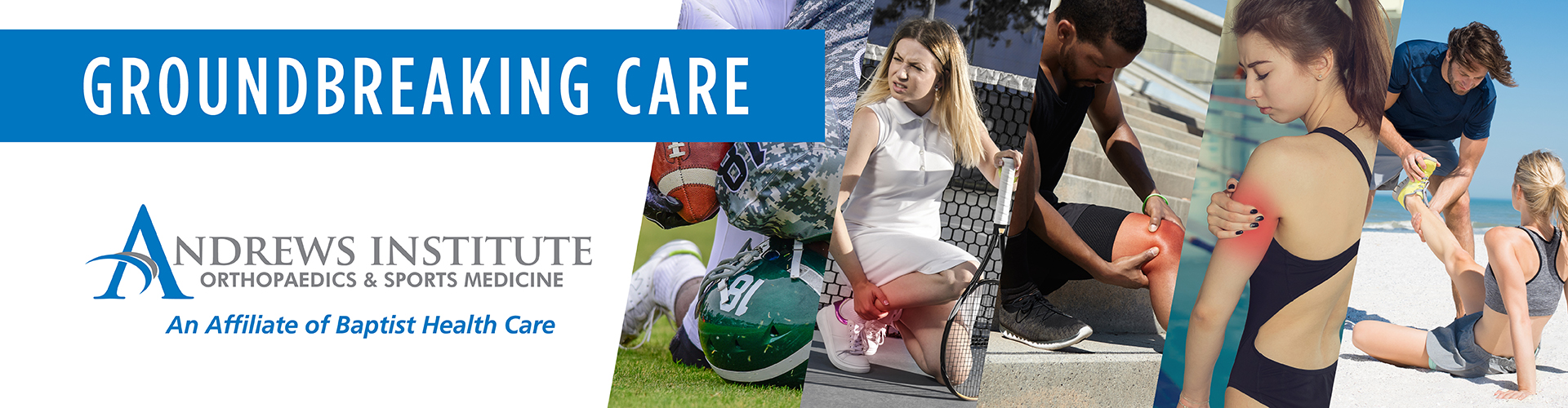 Groundbreaking Care. Andrews Sports Medicine.